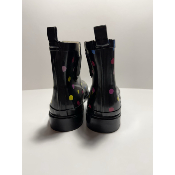 Norty Women Low Ankle High Rain Boots Rubber Snow Rainboot Bootie Polka Dot 9 - Picture 5 of 11